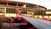 Afternoon Sunset Takeoff From LaGuardia Airport (LGA)- Southwest Airlines (HD)