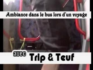 Ambiance dans un bus Trip & Teuf