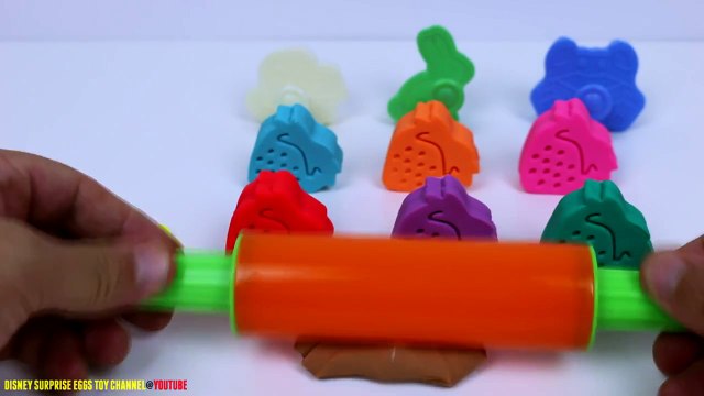 Fun Diy Play Dough Modelling Clay Art Learning Rainbow Colors For Toddlers