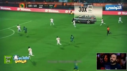 كريم الغربي يحلل في لقطة ضربة الجزاء السنيغالية هههه