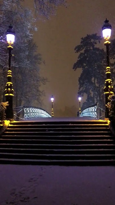 Annecy Pont des Amours sous la neige