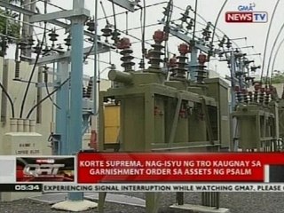 Korte Suprema, nag-isyu ng TRO kaugnay sa garnishment order sa assets ng PSALM