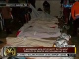 24 Oras: 13 katao, patay nang mahulog sa bangin ang sinasakyang AUV