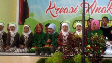 hapalan 2 tercapai Pentas Tutup Tahun Anak TK dan Paud