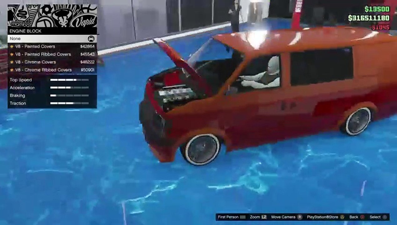 He duck in (5)