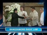 Saksi: Draft ng Bangsamoro Basic Law, naisumite na ni PNoy sa Kongreso