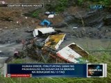 Saksi: Human error, itinuturong sanhi ng pagkahulog ng sasakyan sa bangin na ikinasawi ng 13