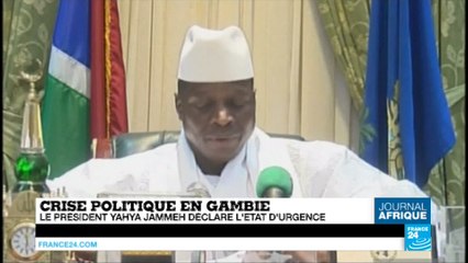 Gambie: Yahya Jammeh déclare l'état d'urgence