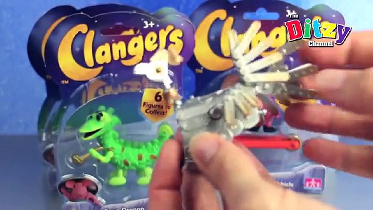 EXCLUSIVE REVIEW 4 Clangers toy figure packs Tiny Small Soup Dragon Iron Chicken DTSE