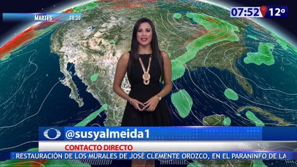 Susana Almeida Pronostico del Tiempo 17 de Enero de 2017