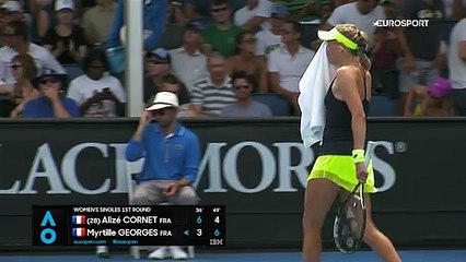 Avustralya Açık: Alizé Cornet - Myrtille Georges (Özet)