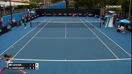 Avustralya Açık: Maria Sakkari - Anett Kontaveit (Özet)