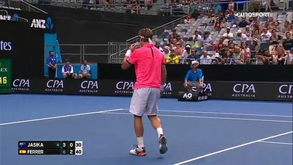 Avustralya Açık: Omar Jasika - David Ferrer (Özet)