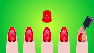 Colors for Children to Learn with Surprise Nail Arts Trolls - Best Learning Colors Video for Kids