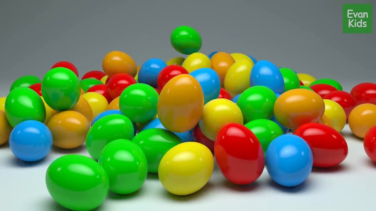 Learn Numbers with Surprise Eggs for Kids Toddlers, 1 to 10