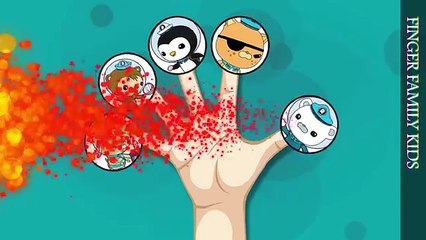 Finger Family Song Octonauts Captain Barnacles Kwazii Peso Shellington Tweak Nursery Rhyme