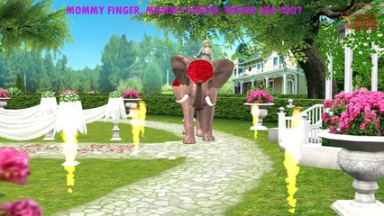 Elephant Finger Family | 3D Collection Children Nursery Rhymes