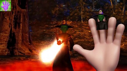 Finger Family Witches | Halloween Nursery Rhymes for Kids | Finger Family HD