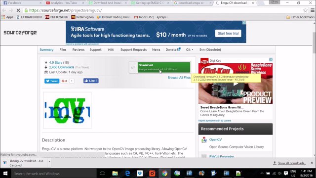 What is EMGU CV Install Configure EMGU CV with Visual Studio 2012 on Windows 10 basic program