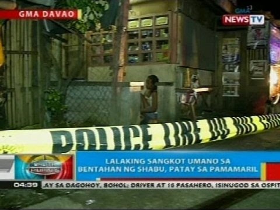 BP: Lalaking sangkot umano sa bentahan ng shabu, patay sa pamamaril