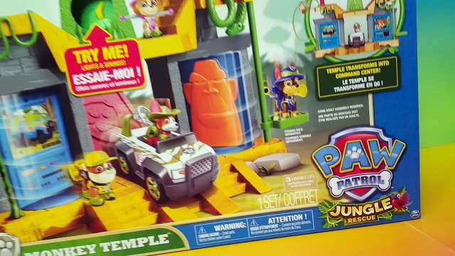 ЩЕНЯЧИЙ патруль Новый щенок трекер спасает свинка Пеппа и Джордж обезьяна храм спасения джунглей Игровой набор