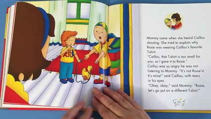 Caillou Books  The Favourite T shirt   Book Reading for Kids   Cartoon for Kids