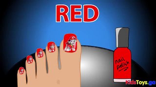 Colors for Babies  Learn Colors with Surprise Nail Art Paw Patrol  Colours to Kids Learn