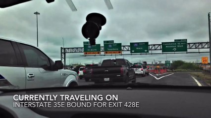 Driving In Dallas- State Of Texas (HD)