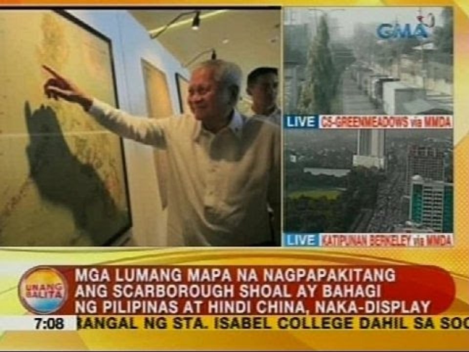 Mga lumang mapa na nagpapakitang ang Scarborough Shoal ay bahagi ng Pilipinas, naka-display