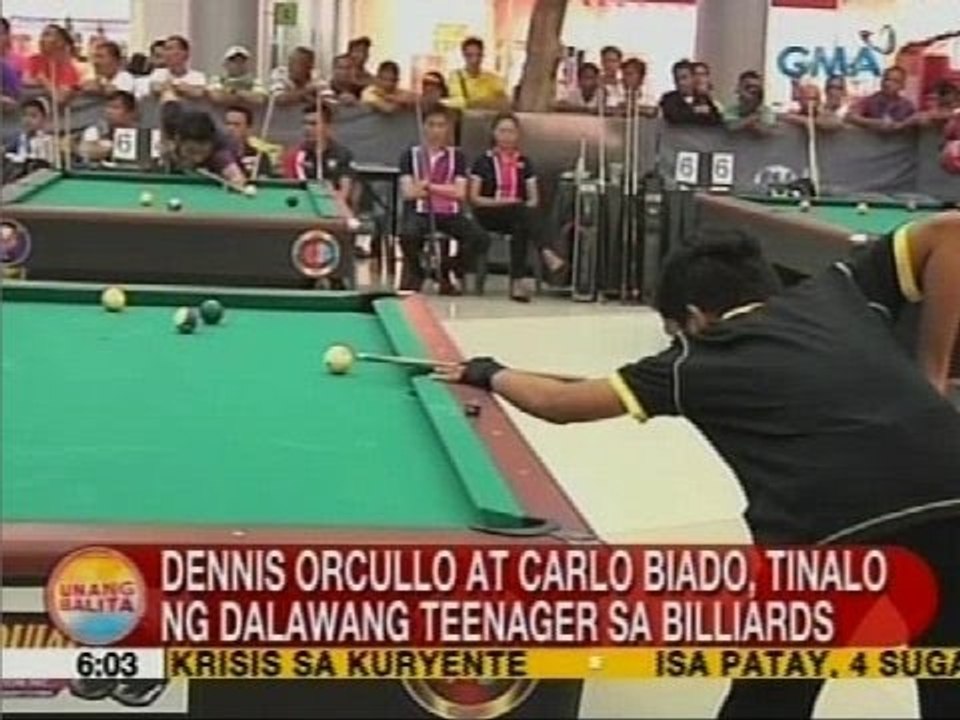 Dennis Orcullo at Carlo Biado, tinalo ng dalawang teenager sa billiards