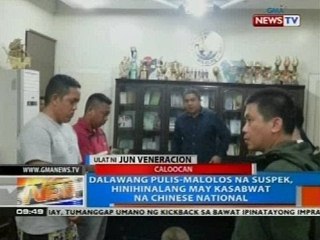 Dalawang pulis-Malolos na suspek sa pagdukot sa isang 40-anyos na Chinese, sumuko