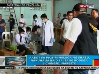 BP: Aabot sa P925-M na halaga ng shabu, nasabat; 3 arestado