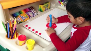 Learning to Count using Play Doh.  Video for kids.