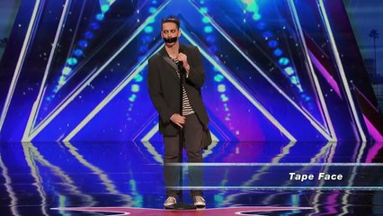 American Got Talent - Tape Face Snippet 1