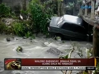 24Oras: Ilang lugar sa Mindanao, binaha dahil sa ulang dala ng habagat