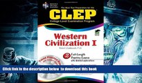 PDF [FREE] DOWNLOAD  CLEP Western Civilization I w/ CD-ROM (CLEP Test Preparation) FOR IPAD