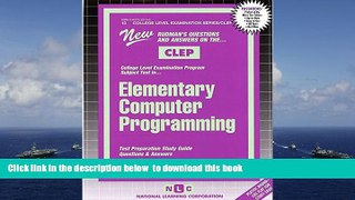 PDF [FREE] DOWNLOAD  ELEMENTARY COMPUTER PROGRAMMING (College Level Examination Series)