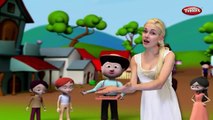 Hot Cross Buns Rhyme With Actions | Action Songs For Children | 3D Nursery Rhymes With Lyrics