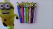 New Illumination MINIONS Movie Pens! New Minions new STUART KEVIN BOB TOY Kids PENS Unboxing