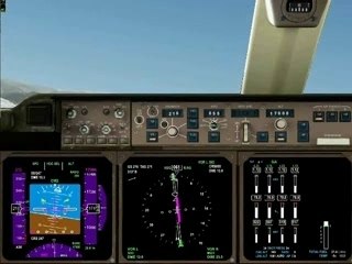 B747-400 PMDG, SION (LSGS) IGS 25, Raw Data # 1
