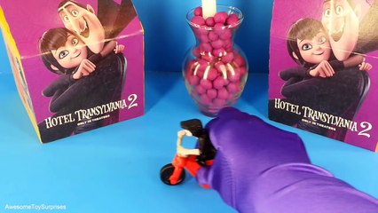 Hotel Transylvania 2 McDonalds Happy Meal Toys new Playdoh Surprise Eggs Dracula Lollipop