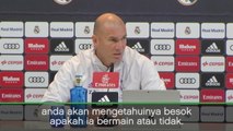 SOSIAL: Sepakbola: Lihat Saja Nanti Apakah Ronaldo Akan Bermain - Zidane