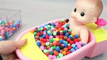 Surprise Eggs Play Doh Dots Baby Doll Bath Time Playing Learn Colors Clay Slime Toys YouTube