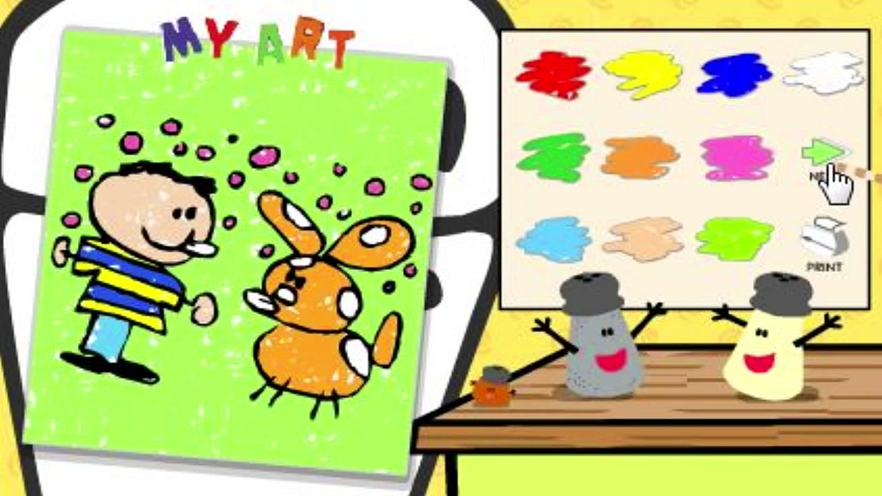 Blues Clues - Color With Blue - Blues Clues Games