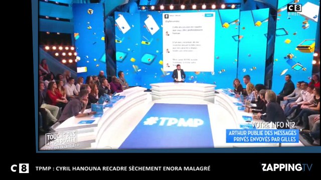 TPMP : Enora Malagré recadrée par Cyril Hanouna après ses propos chocs sur Arthur