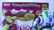 Doh dough Yummy Fried Chicken Playset with Toy Story 3 Buzz Play Dough Fun Like Play Doh