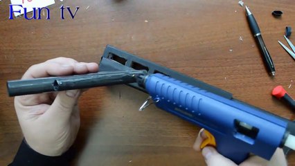 Как сделать из бумаги  пистолет который стреляет. Оружие из бумаги