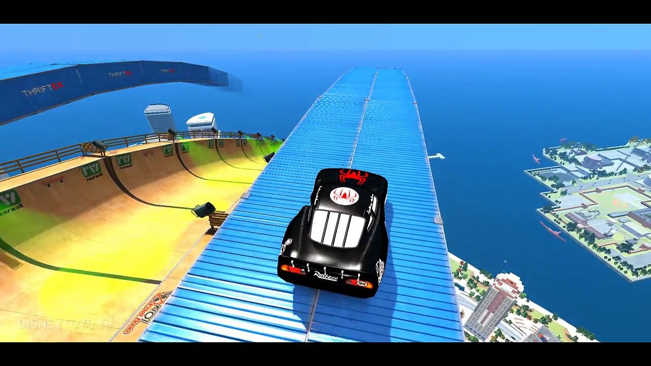 Disney Cars Pixar Spiderman | Nursery Rhymes & Lightning McQueen