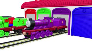 Learn Colors & Numbers for Children to Learn w Thomas Train Vehicles Colours for Kids Learning Video