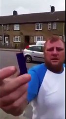 Dumb Oaf Lights Huge Firecracker In His Pocket
